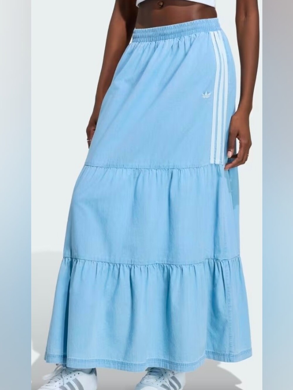 Adidas Wmns Summer Glow Denim Skirt Light Denim Ky8113